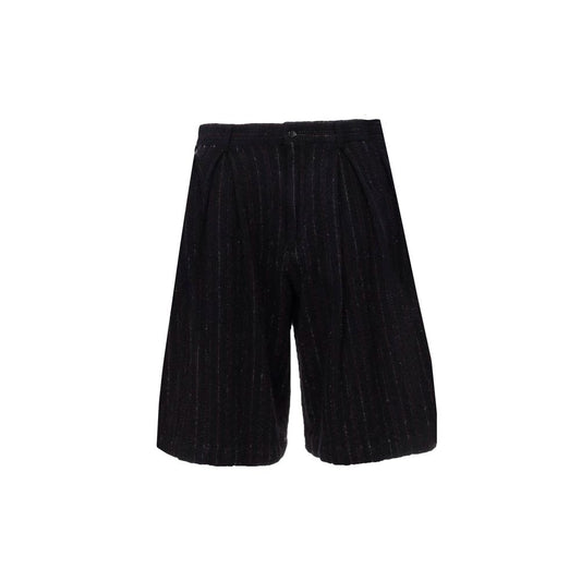 Comme Des Garçons Schwarze Nylon-Shorts