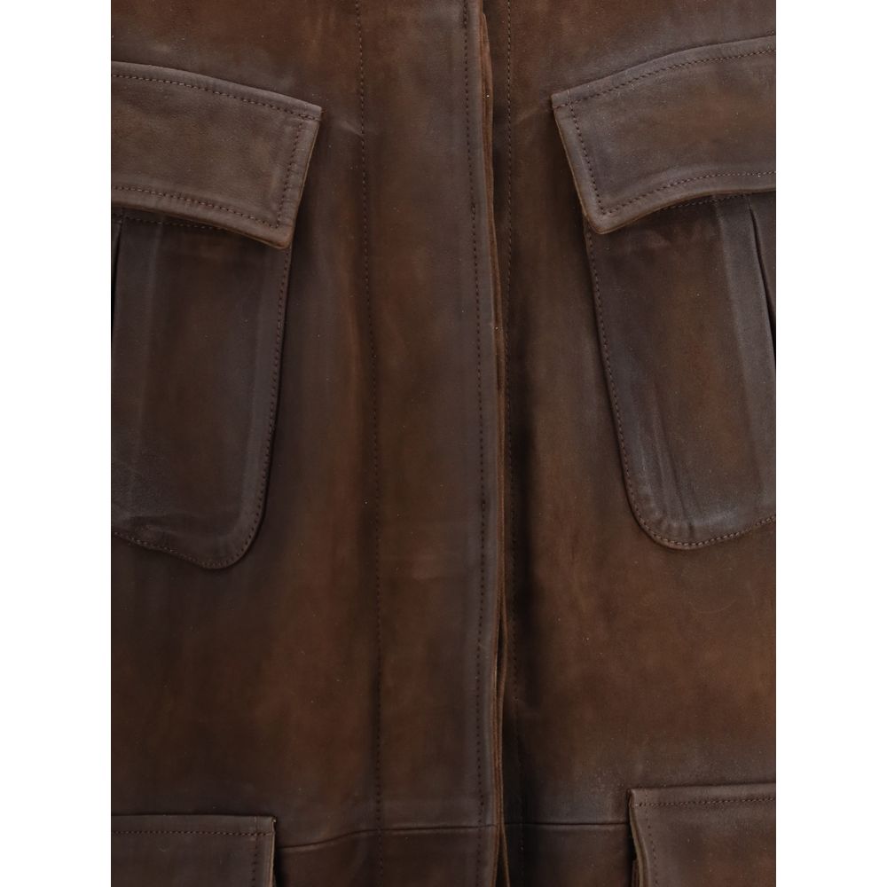 Valstar Jacke aus Saharaleder
