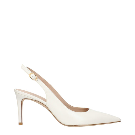 Stuart Weitzman Beige Leder High Heel Pumps