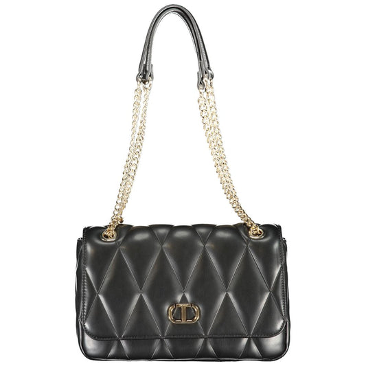 Twinset Schwarz Polyethylen Frauen Handtasche