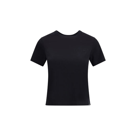 Courrèges T-Shirt mit gesticktem Logo