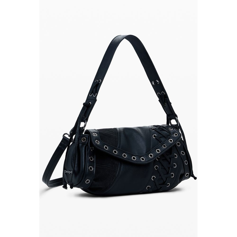 Desigual Schwarz Polyethylen Frauen Handtasche