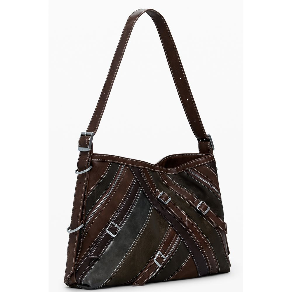 Desigual Braun Polyethylen Frauen Handtasche