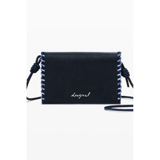 Desigual Schwarzes Polyethylen Portemonnaie für Frauen