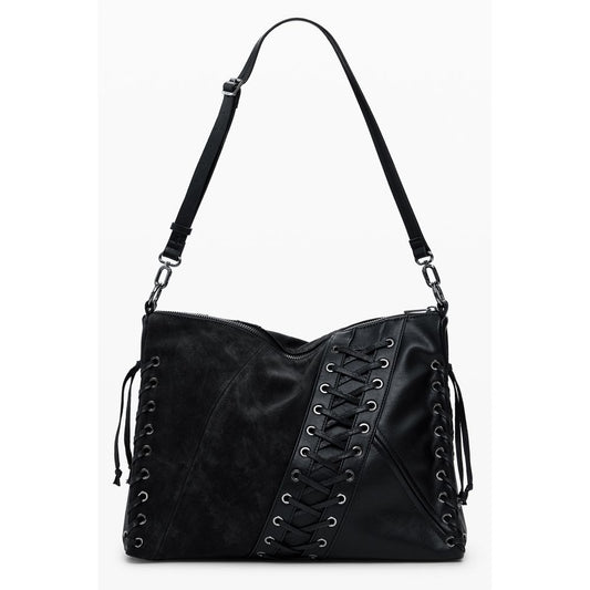 Desigual Schwarz Polyethylen Frauen Handtasche