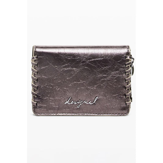 Desigual Bronze Polyethylen Frauen Brieftasche