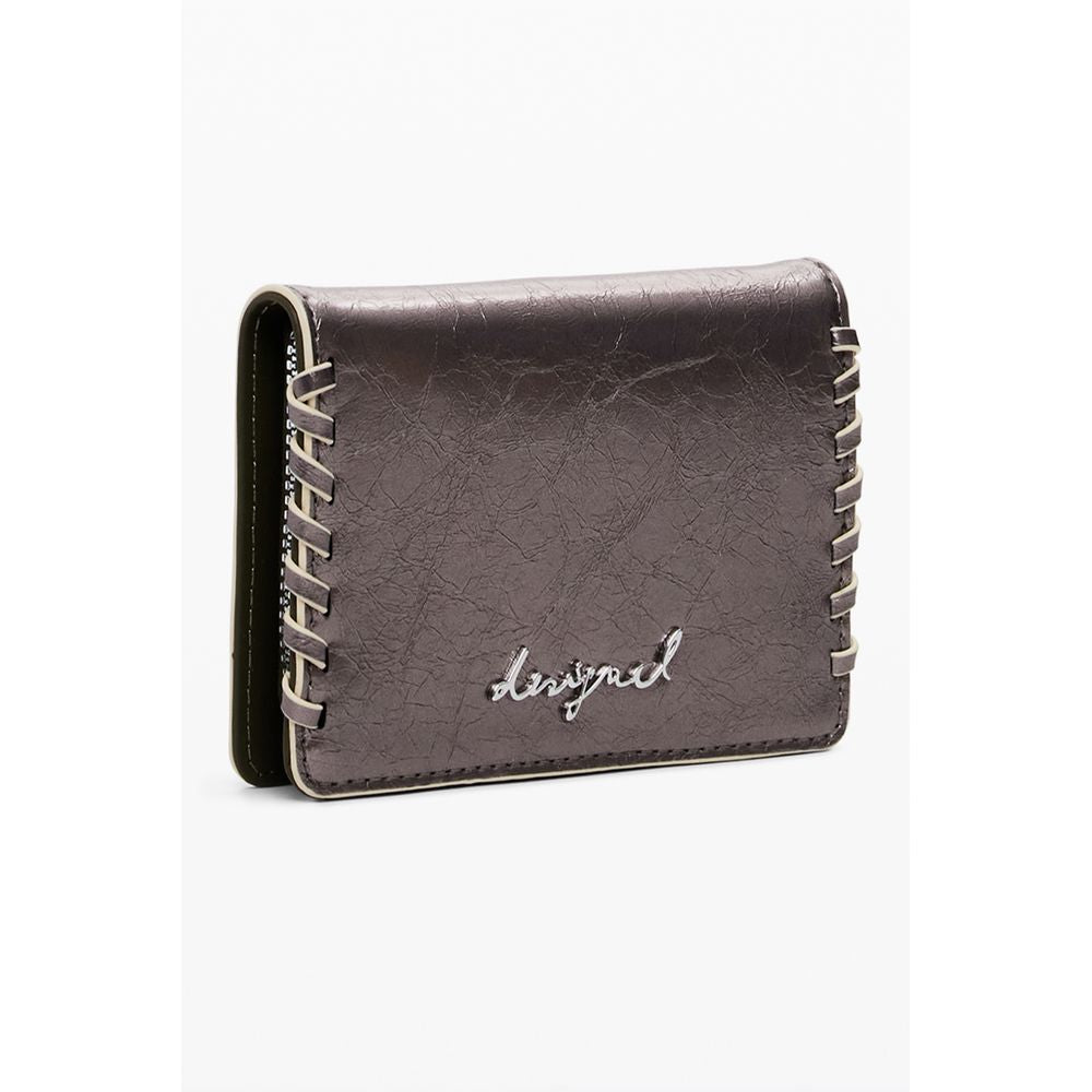 Desigual Bronze Polyethylen Frauen Brieftasche