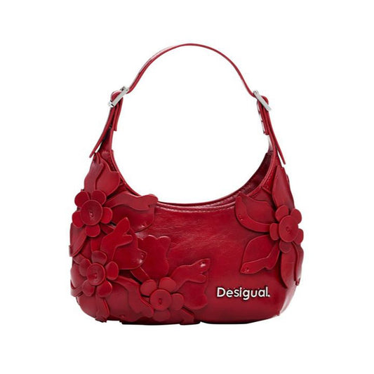 Desigual Rote Polyethylen Frauen Handtasche