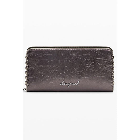 Desigual Bronze Polyethylen Frauen Brieftasche
