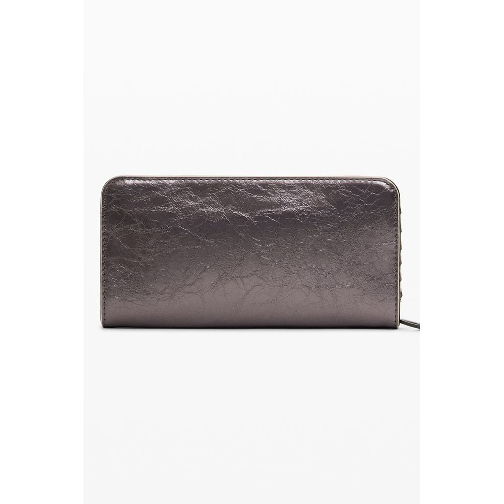 Desigual Bronze Polyethylen Frauen Brieftasche