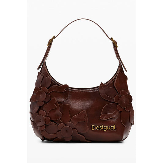 Desigual Braun Polyethylen Frauen Handtasche