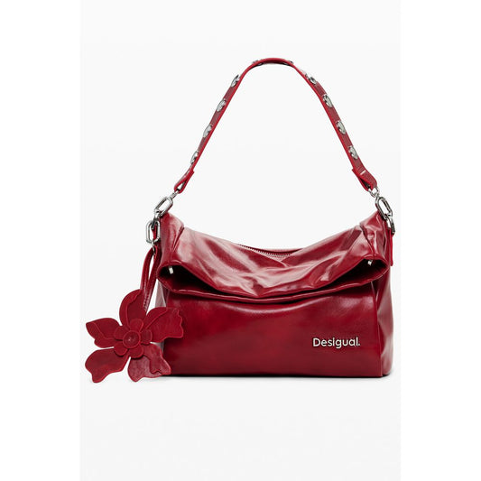 Desigual Rote Polyethylen Frauen Handtasche