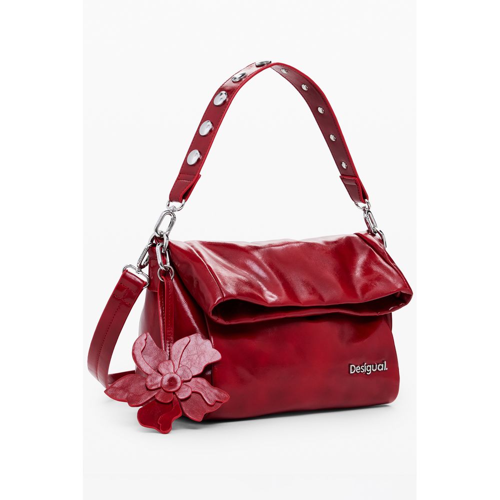 Desigual Rote Polyethylen Frauen Handtasche