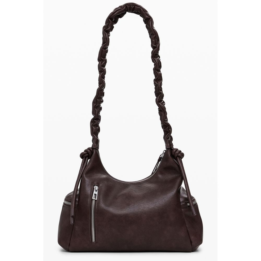 Desigual Braun Polyethylen Frauen Handtasche