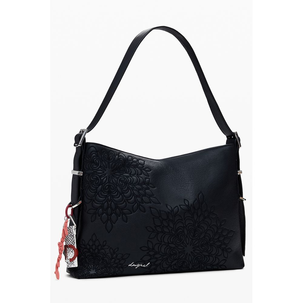 Desigual Schwarz Polyethylen Frauen Handtasche