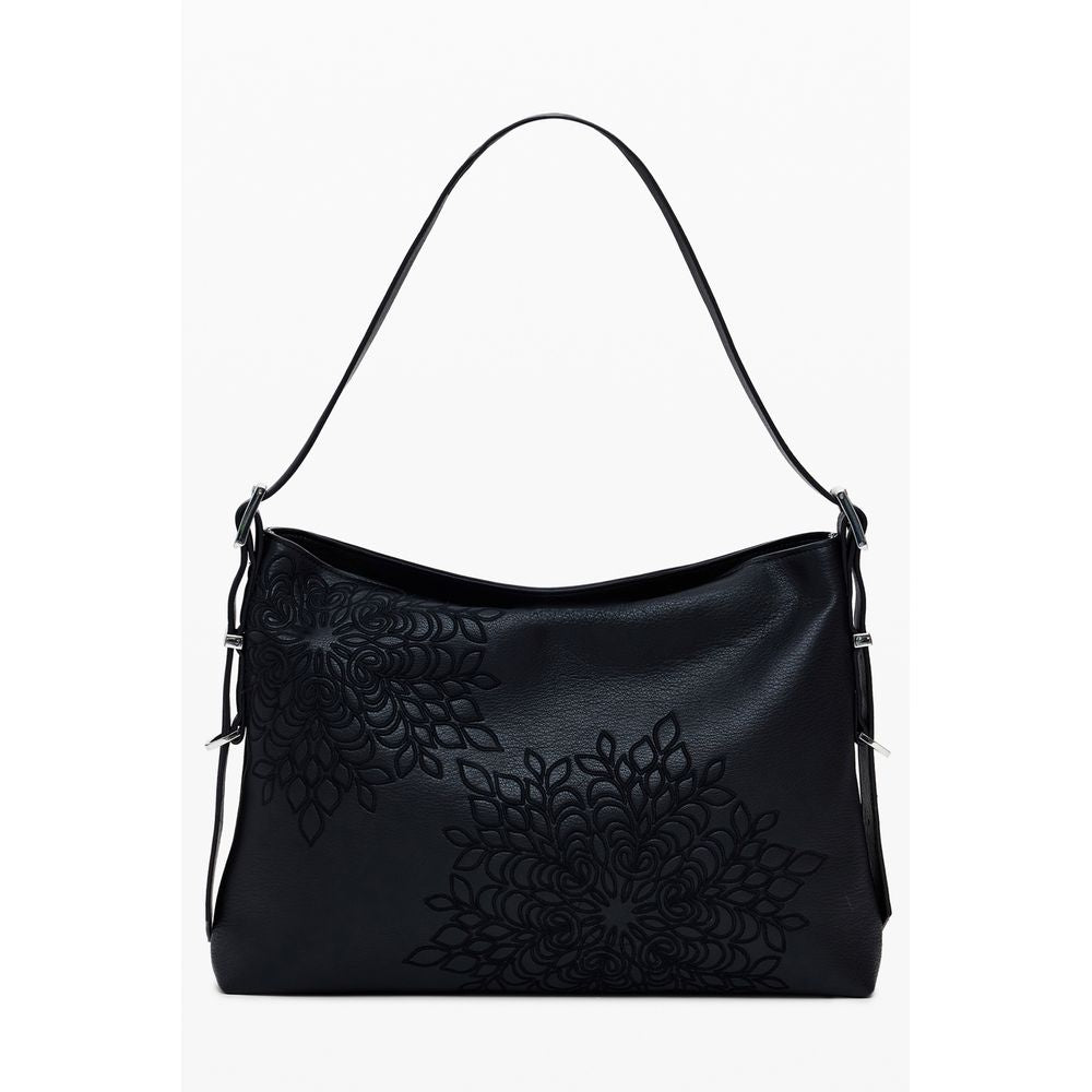 Desigual Schwarz Polyethylen Frauen Handtasche