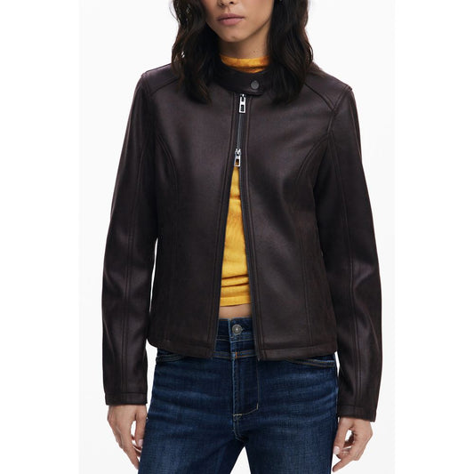 Desigual Braune Polyester Damenjacke