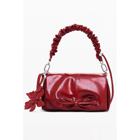 Desigual Rote Polyethylen Frauen Handtasche