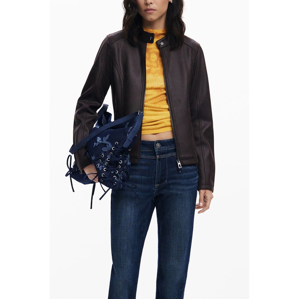 Desigual Braune Polyester Damenjacke