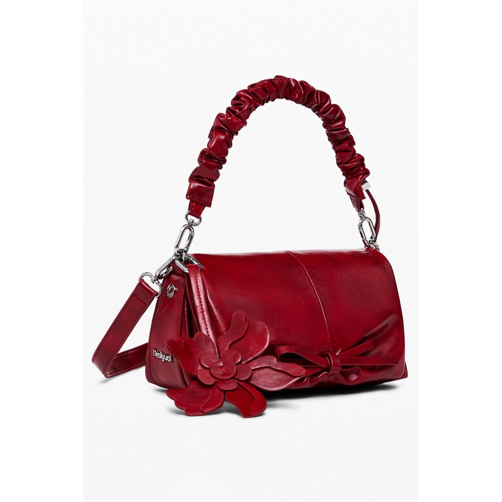 Desigual Rote Polyethylen Frauen Handtasche