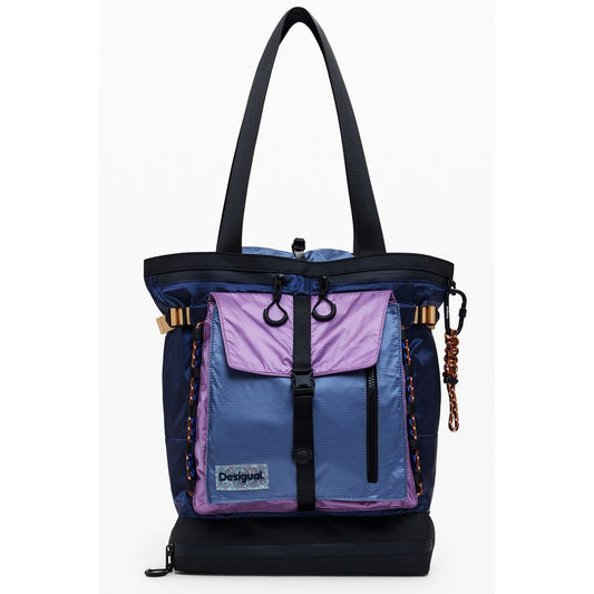 Desigual Blauer Polyethylen-Rucksack für Frauen