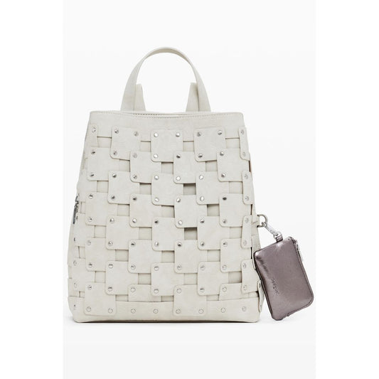 Desigual Beige Polyethylen Frauen Rucksack