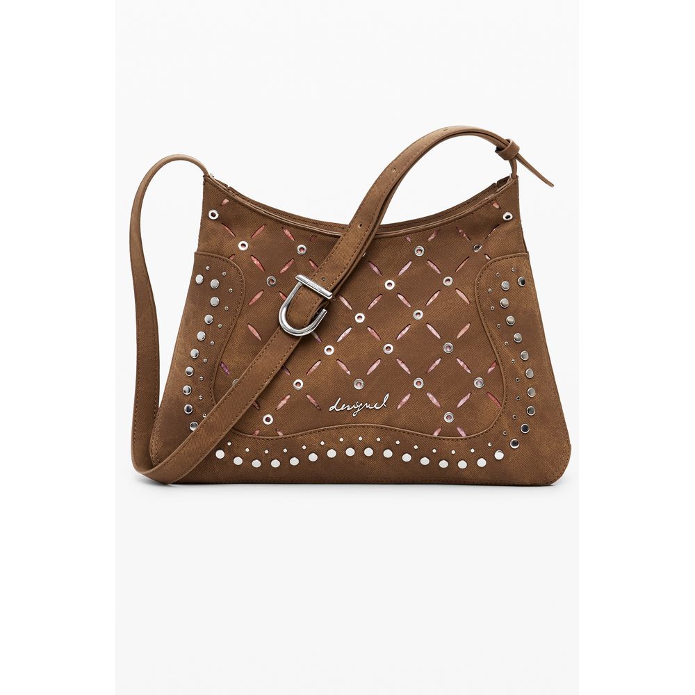 Desigual Braun Polyethylen Frauen Handtasche