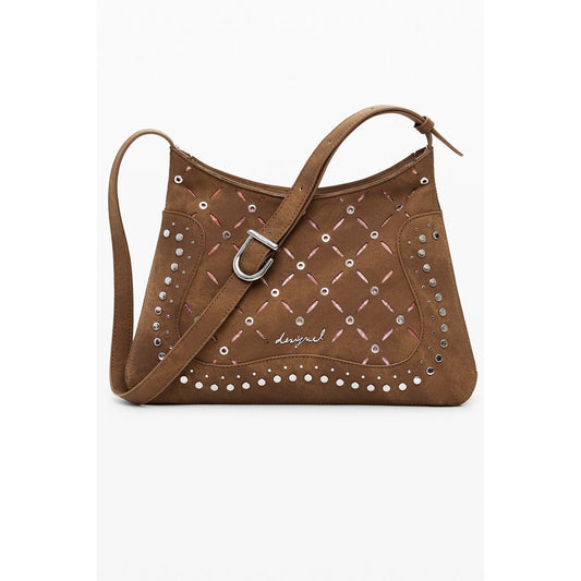 Desigual Braun Polyethylen Frauen Handtasche