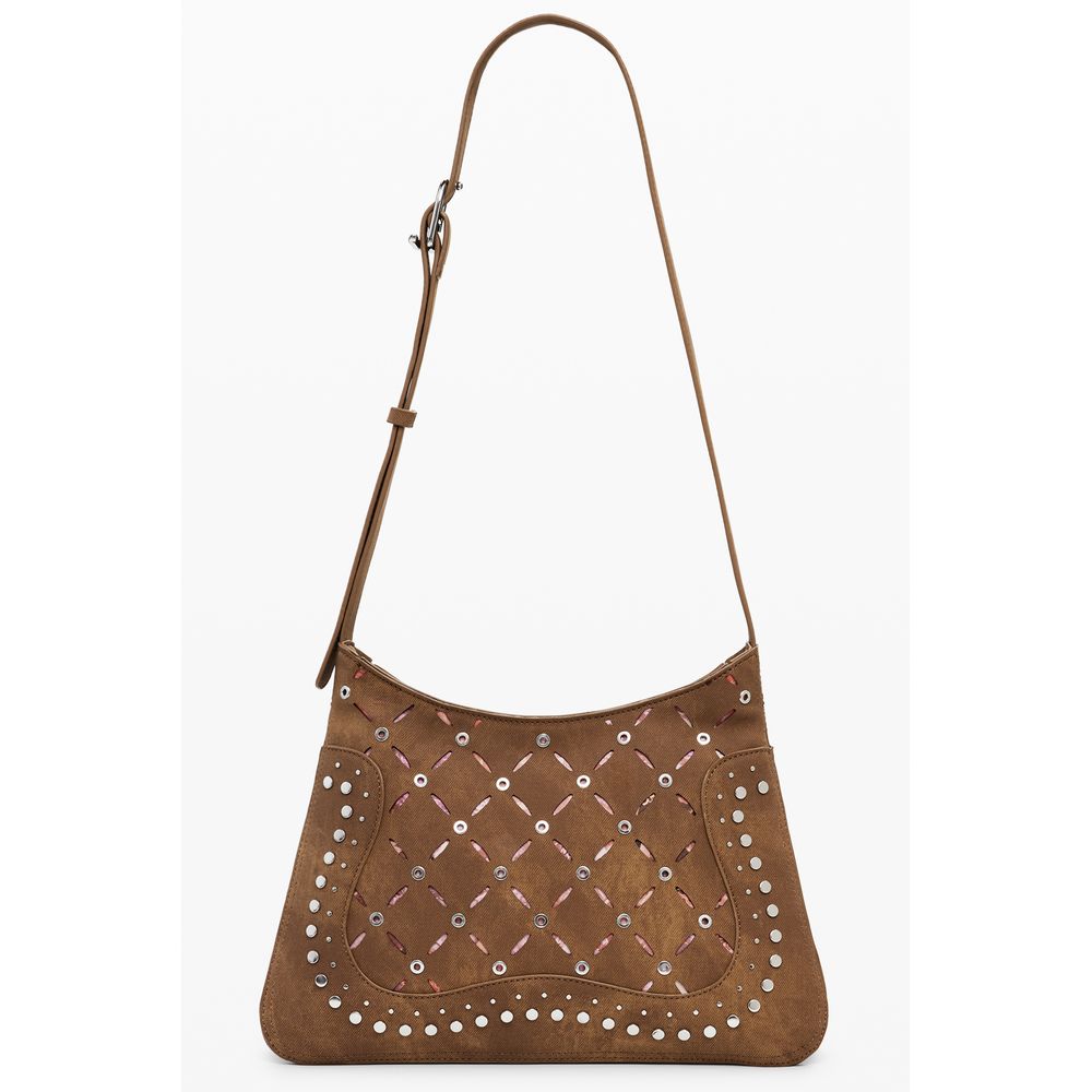 Desigual Braun Polyethylen Frauen Handtasche