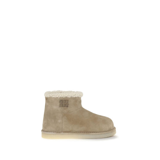 Miu Miu Pelz-Stiefeletten