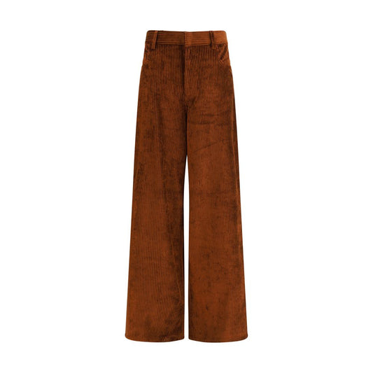 Petar Petrov Cord-Hose mit weitem Bein