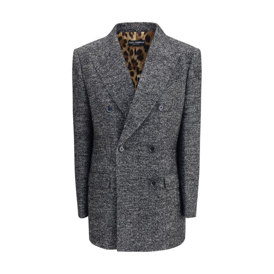 Dolce & Gabbana Zweireihiger Chevron-Blazer