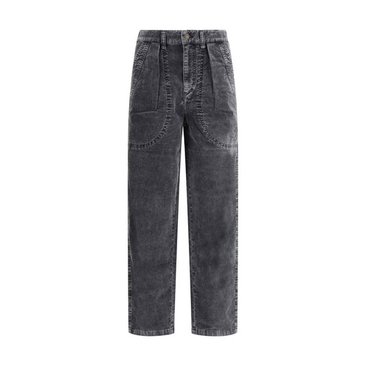 Marant Etoile Gerippte Samt-Hose