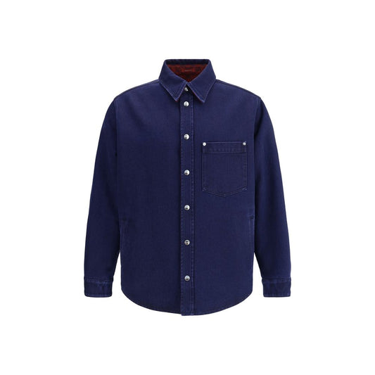 Gucci Hemd aus Denim und Flanell Reversible