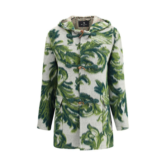 Etro Duffle-Mantel aus kardierter Wolle