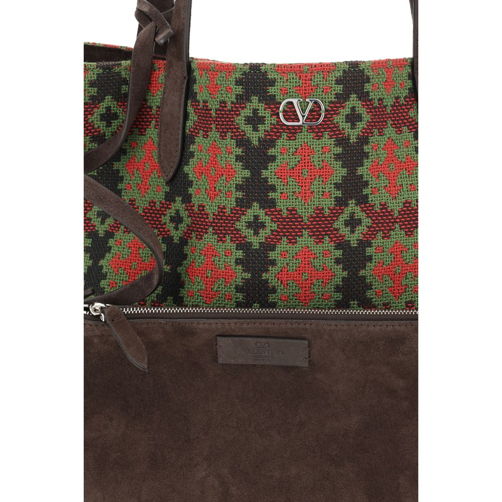 Valentino Garavani Bestickte Nellcote Tragetasche