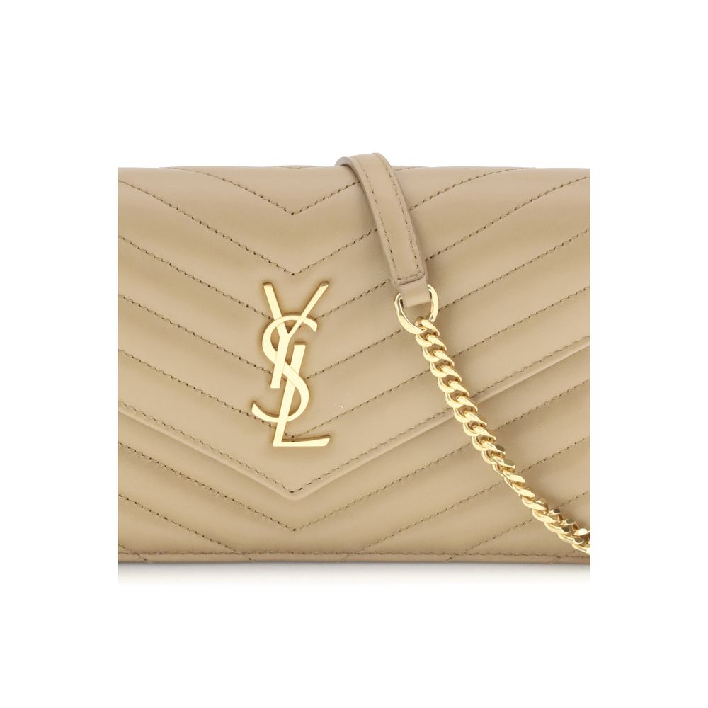 Saint Laurent Brieftasche mit Schulterriemen