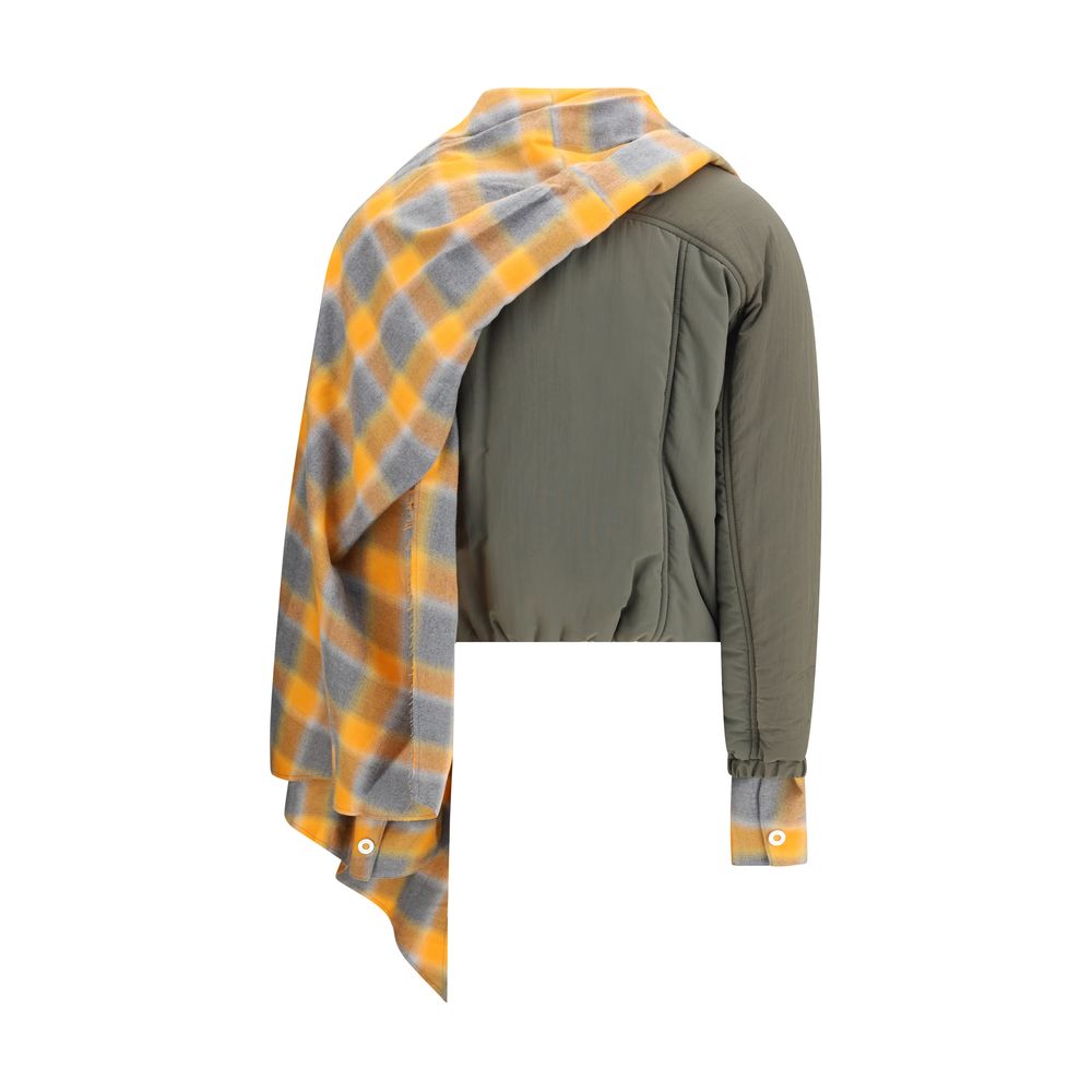 MARBELL Maxischal-Pufferjacke