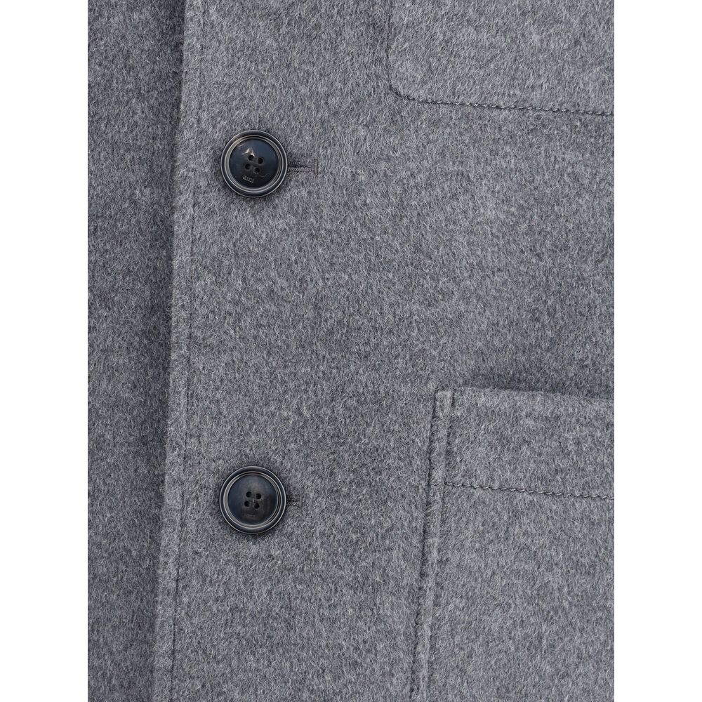 Ami Paris Boutonne Wolljacke