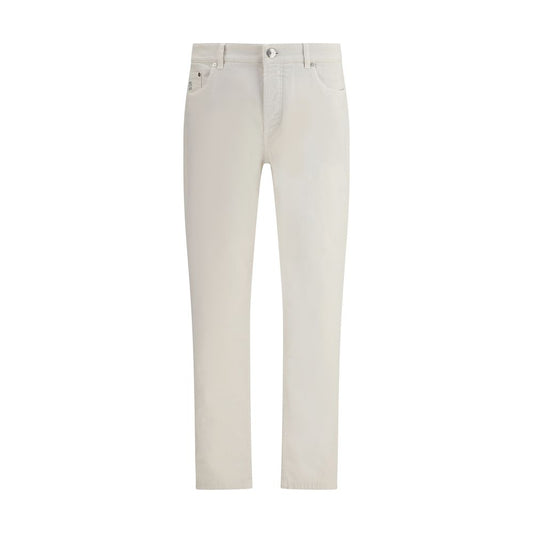Brunello Cucinelli Slim Jeans aus Baumwolle