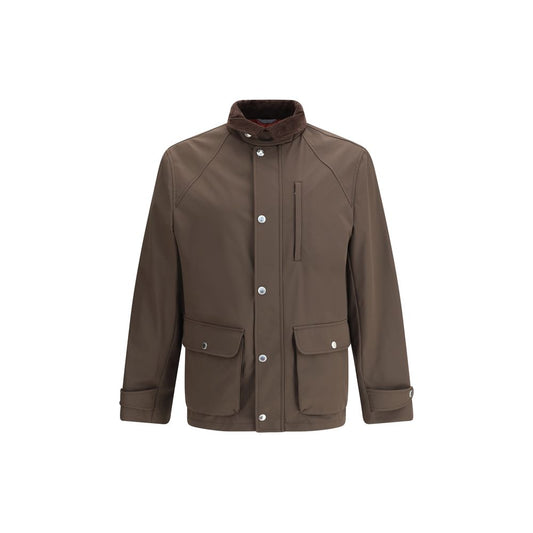 Brunello Cucinelli Stretchmembran-Nylonjacke