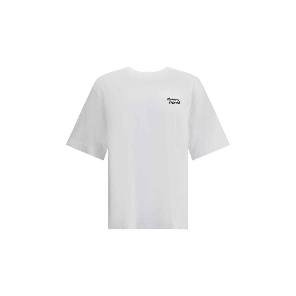 Maison Kitsuné T-Shirt mit kontrastierendem Logo