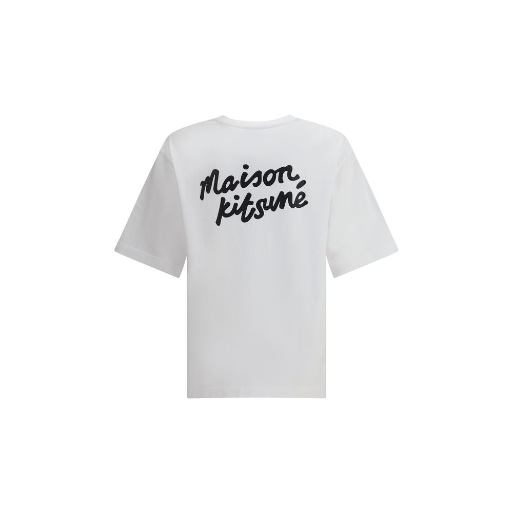 Maison Kitsuné T-Shirt mit kontrastierendem Logo