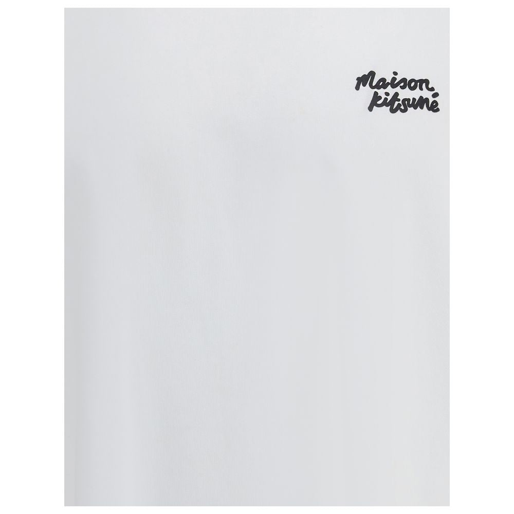 Maison Kitsuné T-Shirt mit kontrastierendem Logo