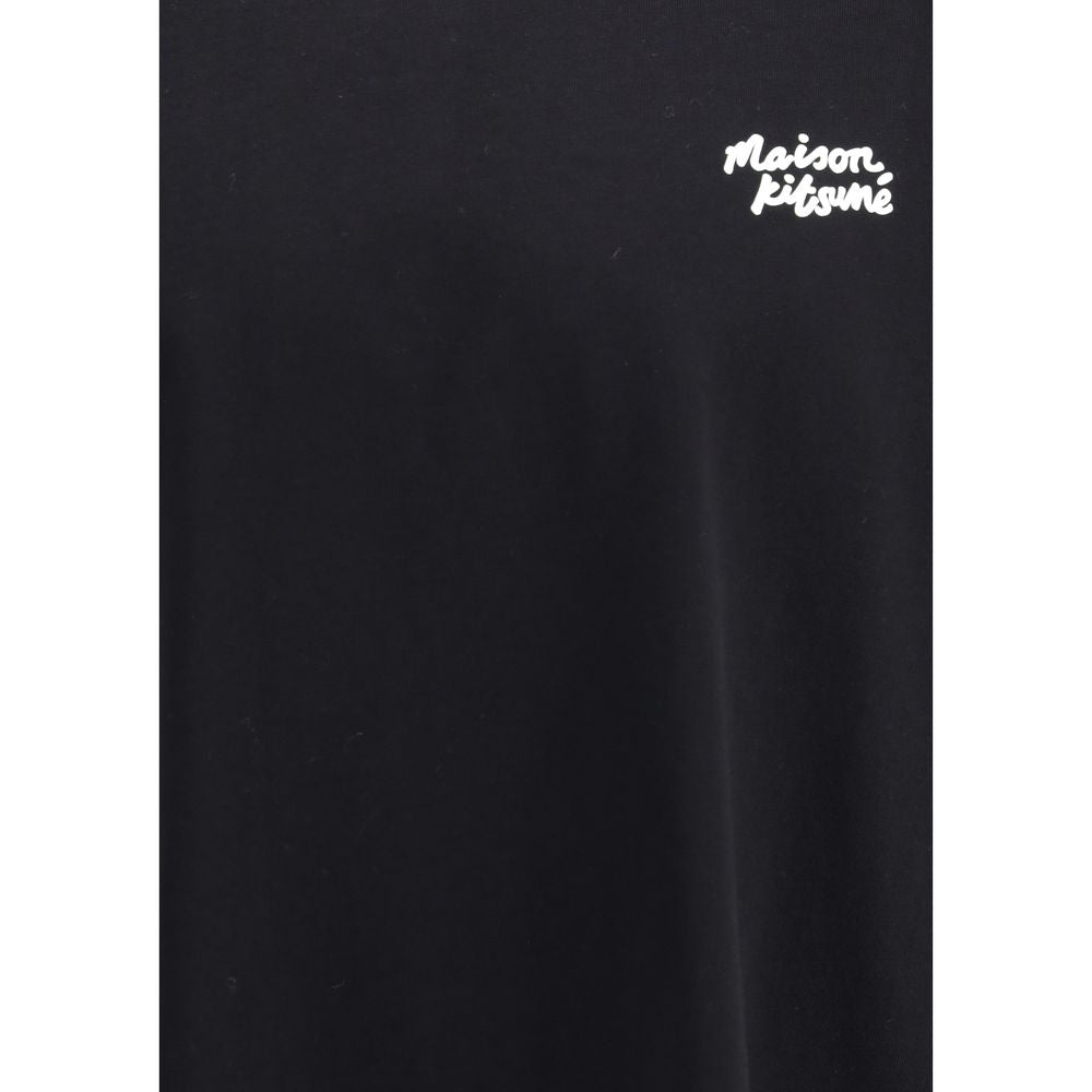 Maison Kitsuné T-Shirt mit kontrastierendem Logo