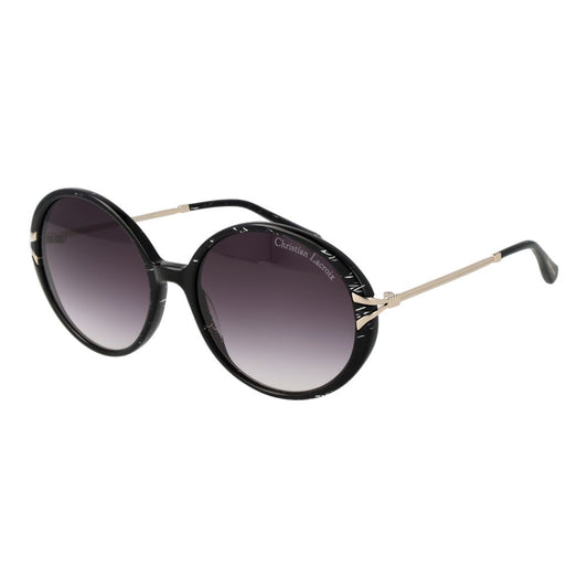 Christian Lacroix Schwarze Frauen Sonnenbrille