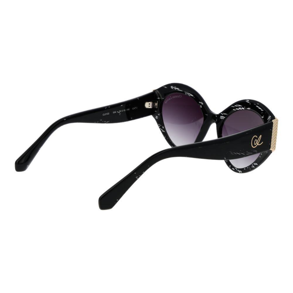 Christian Lacroix Schwarze Frauen Sonnenbrille