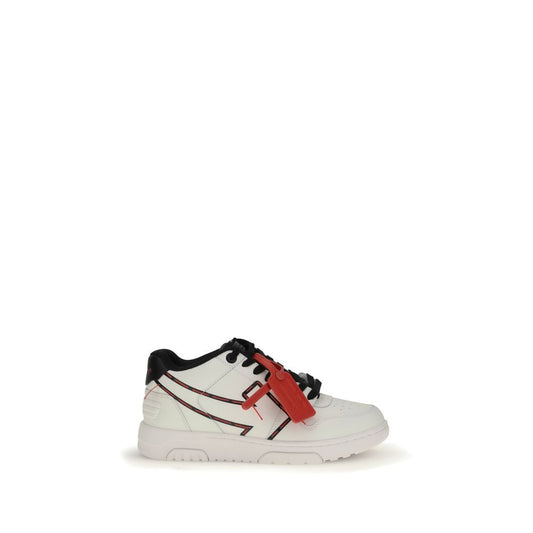 Off-White Genähte Pfeil-Sneakers