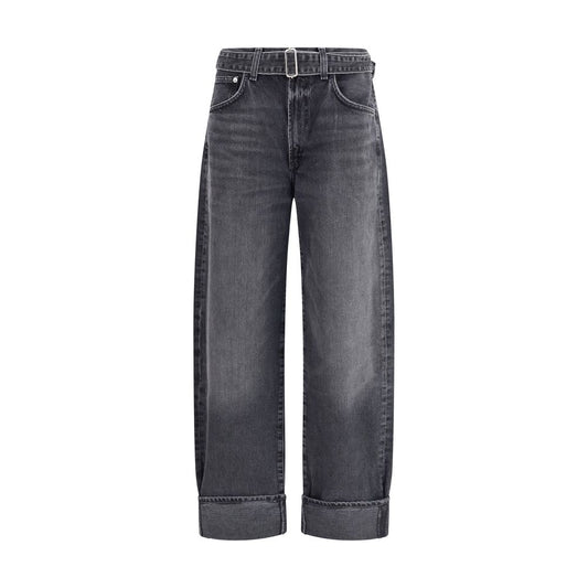 Agolde Weite Taper-Jeans mit Bündchen